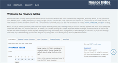 Desktop Screenshot of financeglobe.com