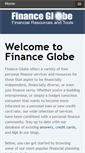 Mobile Screenshot of financeglobe.com